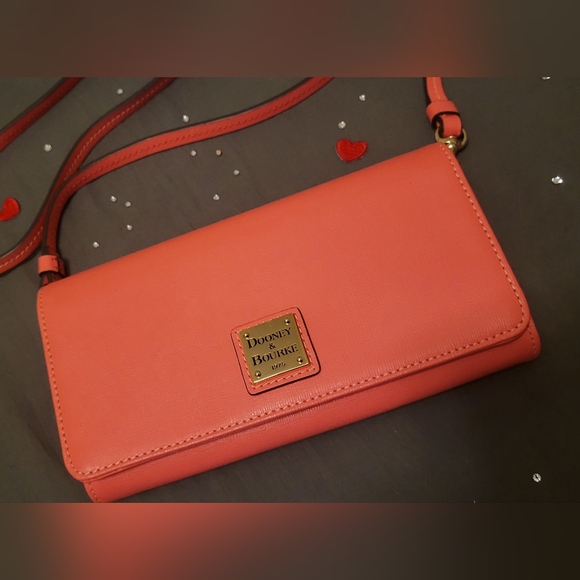 Dooney & Bourke Pebble Leather Daphne Crossbody Wallet Purse - Picture 11 of 16